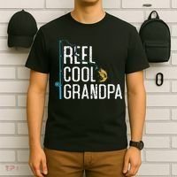 Fishing Reel Cool Grandpa Father’s Day Gift For Fisherman Pullover Hoodie T-Shirt thumb 6