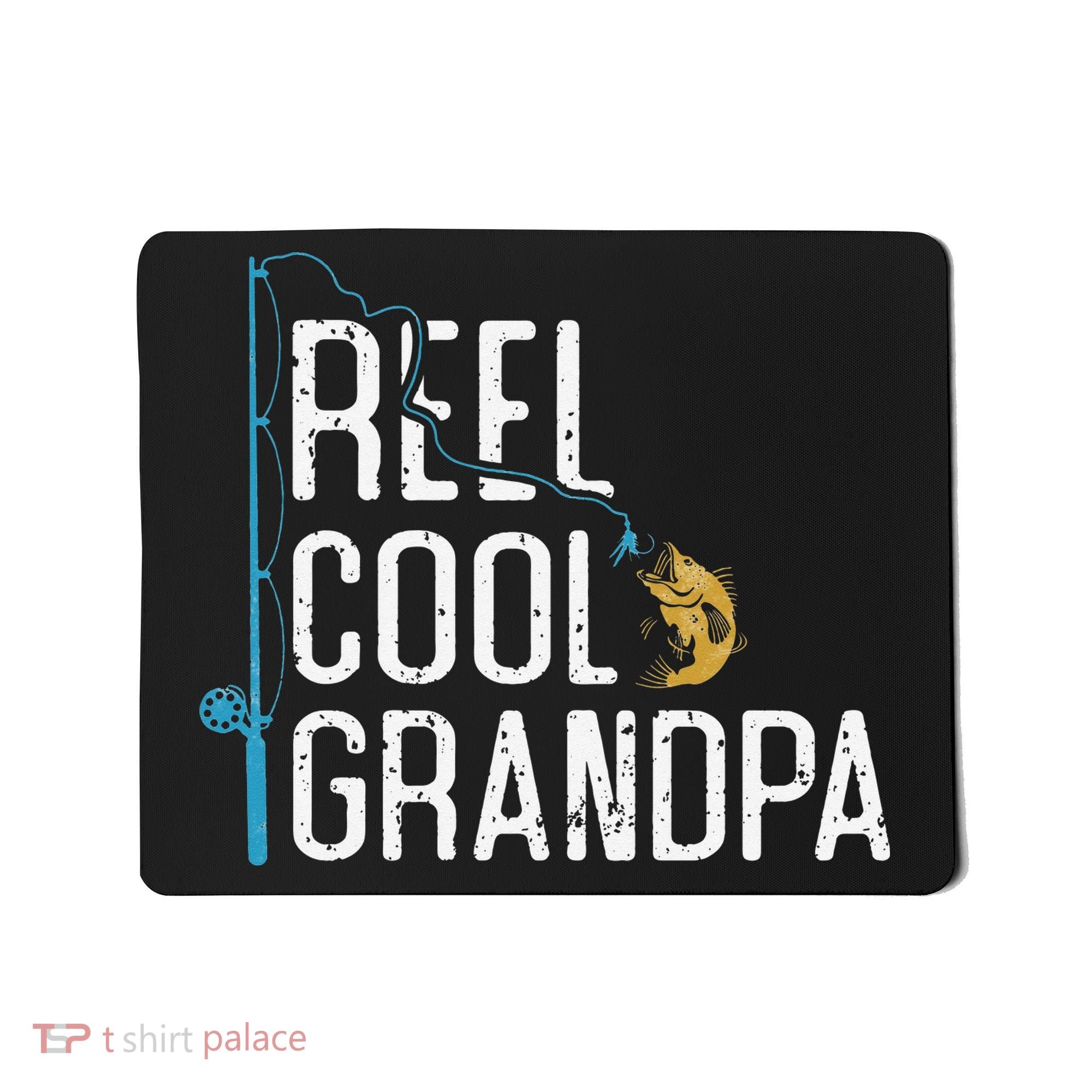 Fishing Reel Cool Grandpa Father’s Day Gift For Fisherman Pullover Hoodie Mousepad