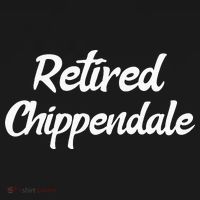 Funny Retired Chippendale Former Exotic Dancer Dad Bod Flexfit Unipanel Trucker Cap thumb 2