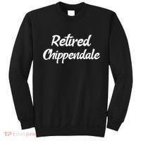 Funny Retired Chippendale Former Exotic Dancer Dad Bod Sweatshirt thumb 0