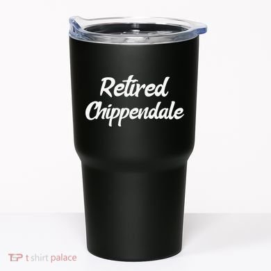Funny Retired Chippendale Former Exotic Dancer Dad Bod Tumbler