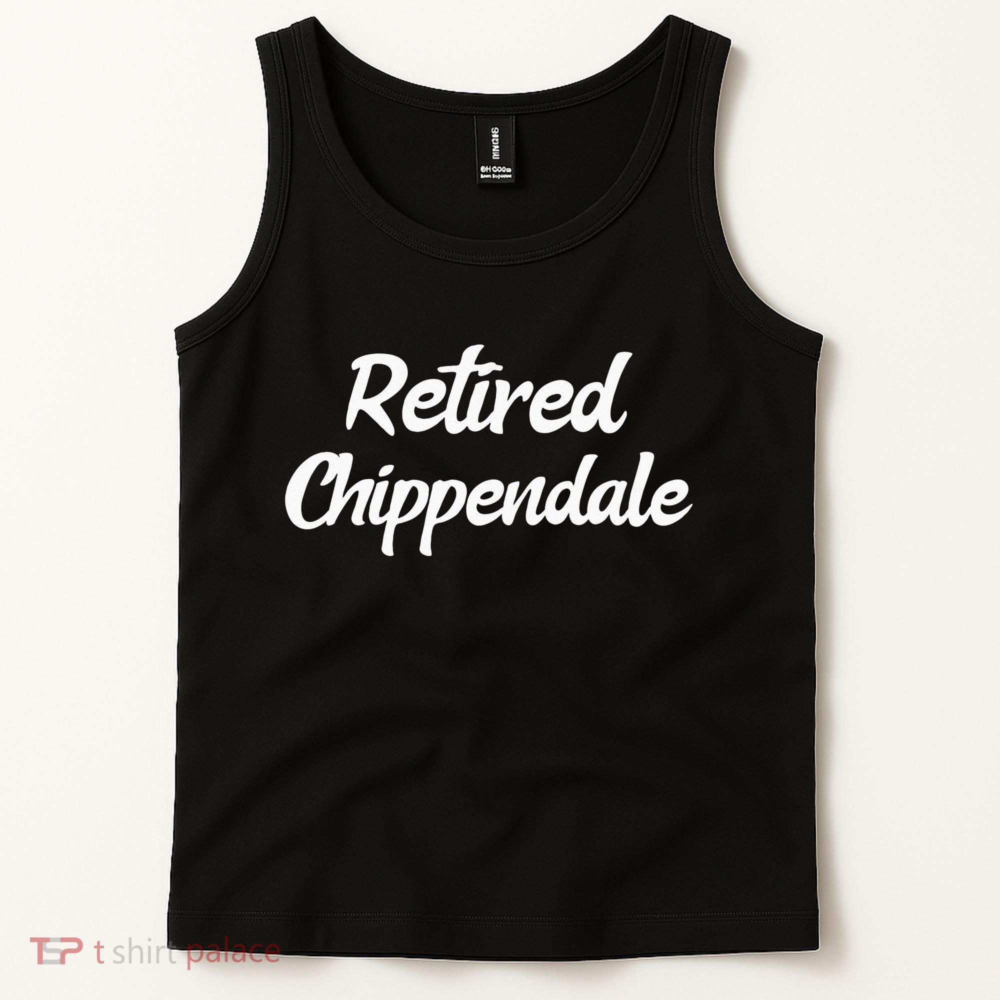 Funny Retired Chippendale Former Exotic Dancer Dad Bod Tank Top