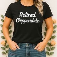 Funny Retired Chippendale Former Exotic Dancer Dad Bod Women's T-Shirt thumb 2