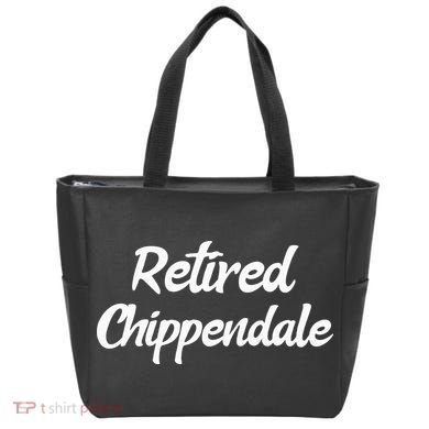 Funny Retired Chippendale Former Exotic Dancer Dad Bod Tote Bag