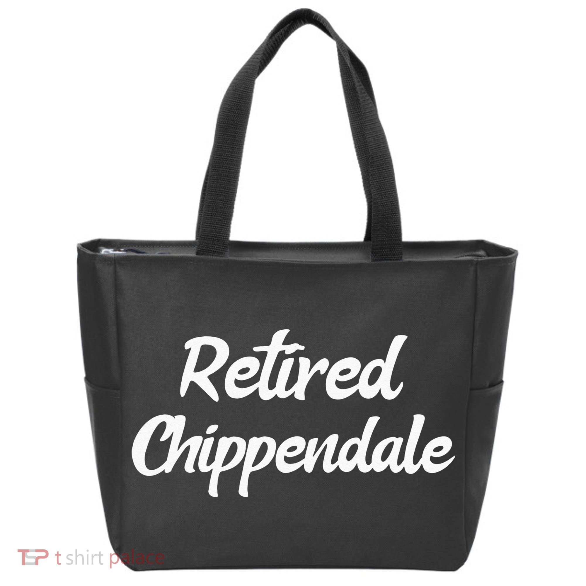 Funny Retired Chippendale Former Exotic Dancer Dad Bod Tote Bag