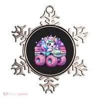 Funny Retro Cute Unicorn Monster Truck Ornament thumb 0