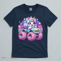 Funny Retro Cute Unicorn Monster Truck T-Shirt thumb 5