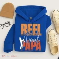 Fishing Reel Cool Papa Fisher Daddy Father's Day Gift Hoodie thumb 4