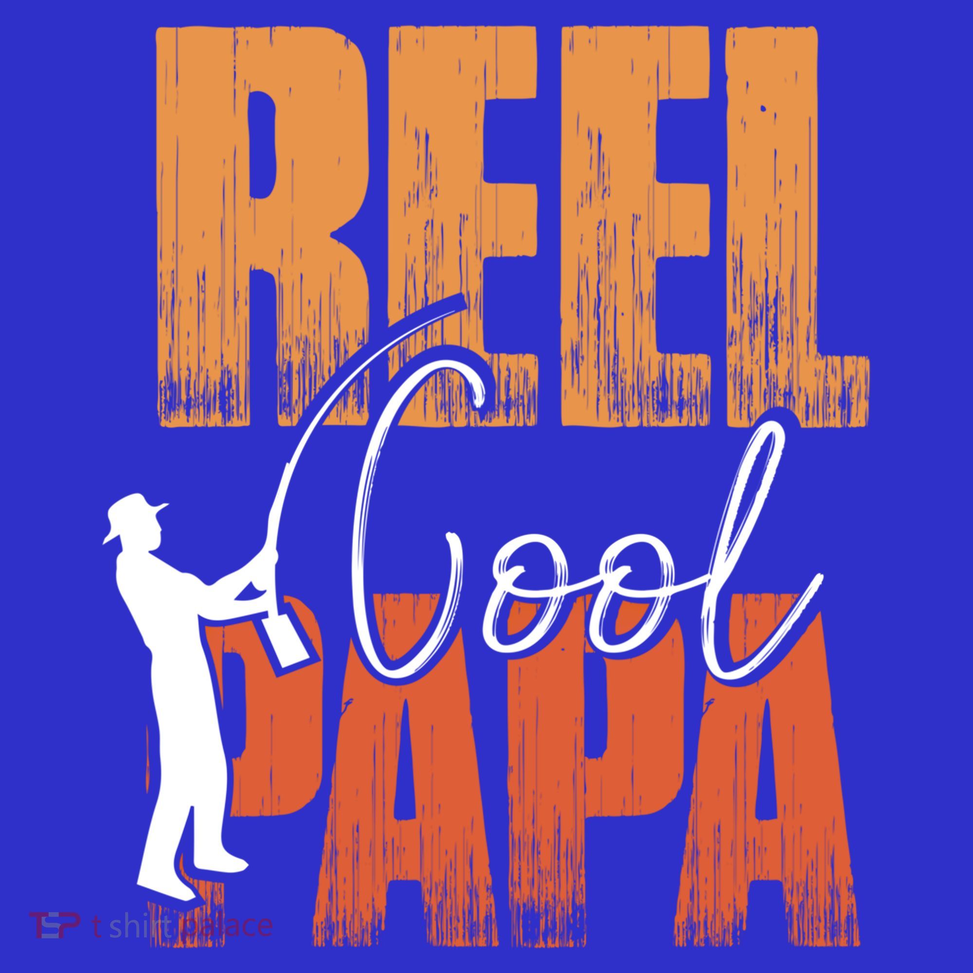 Fishing Reel Cool Papa Fisher Daddy Father's Day Gift Hoodie