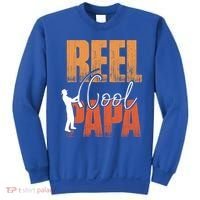 Fishing Reel Cool Papa Fisher Daddy Father's Day Gift Sweatshirt thumb 0