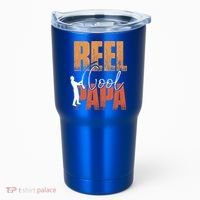 Fishing Reel Cool Papa Fisher Daddy Father's Day Gift Tumbler thumb 0