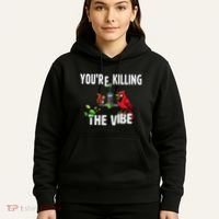 Funny Red Cardinal Squirrel Feeder Bird Watcher Killing Vibe Hoodie thumb 5