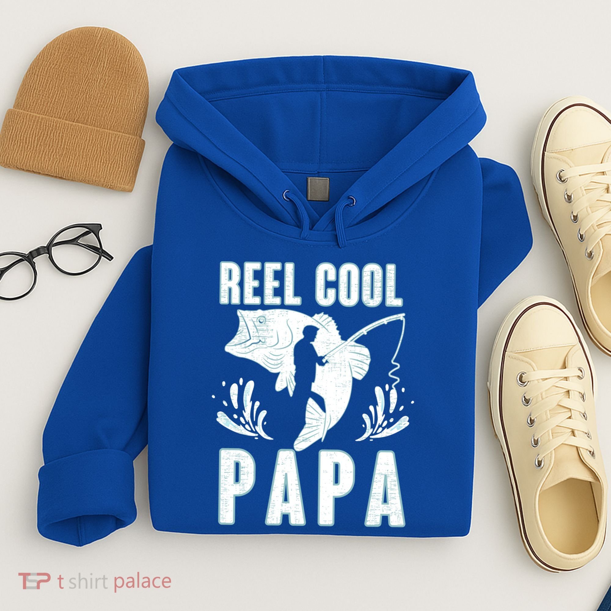 Fisher Reel Cool Papa Fishing Cute Gift Hoodie