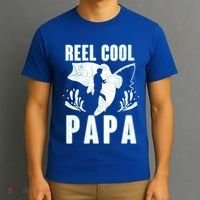 Fisher Reel Cool Papa Fishing Cute Gift T-Shirt thumb 3