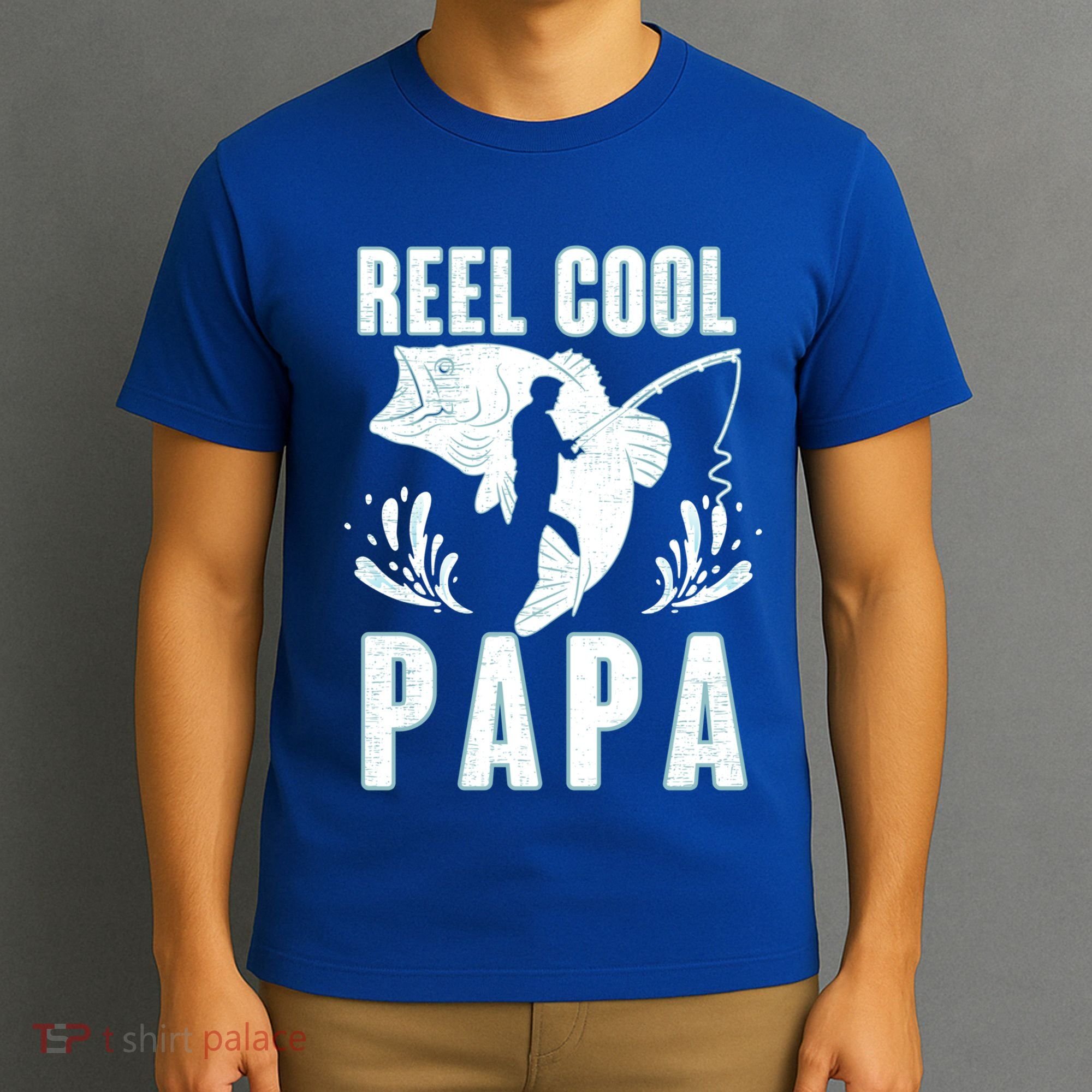 Fisher Reel Cool Papa Fishing Cute Gift T-Shirt