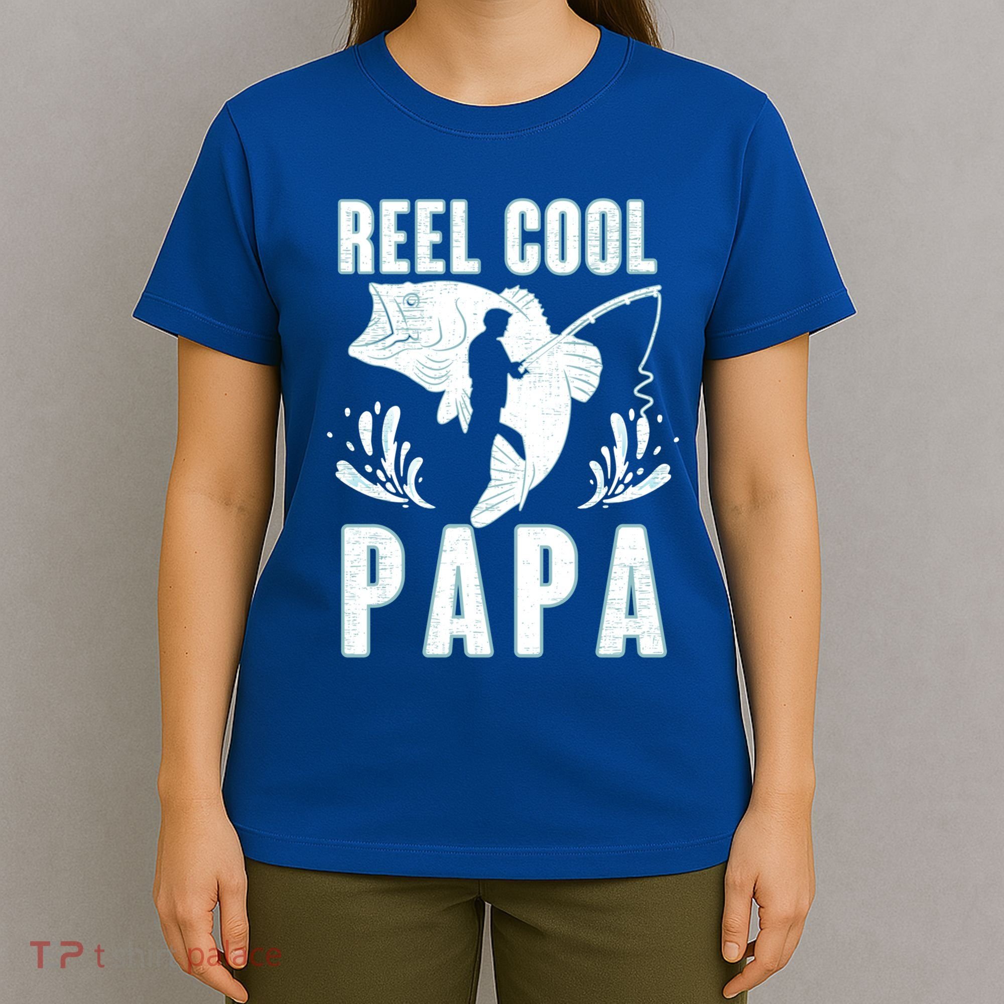 Fisher Reel Cool Papa Fishing Cute Gift T-Shirt
