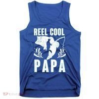 Fisher Reel Cool Papa Fishing Cute Gift Tank Top thumb 0