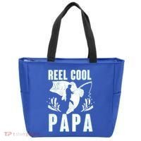 Fisher Reel Cool Papa Fishing Cute Gift Tote Bag thumb 0