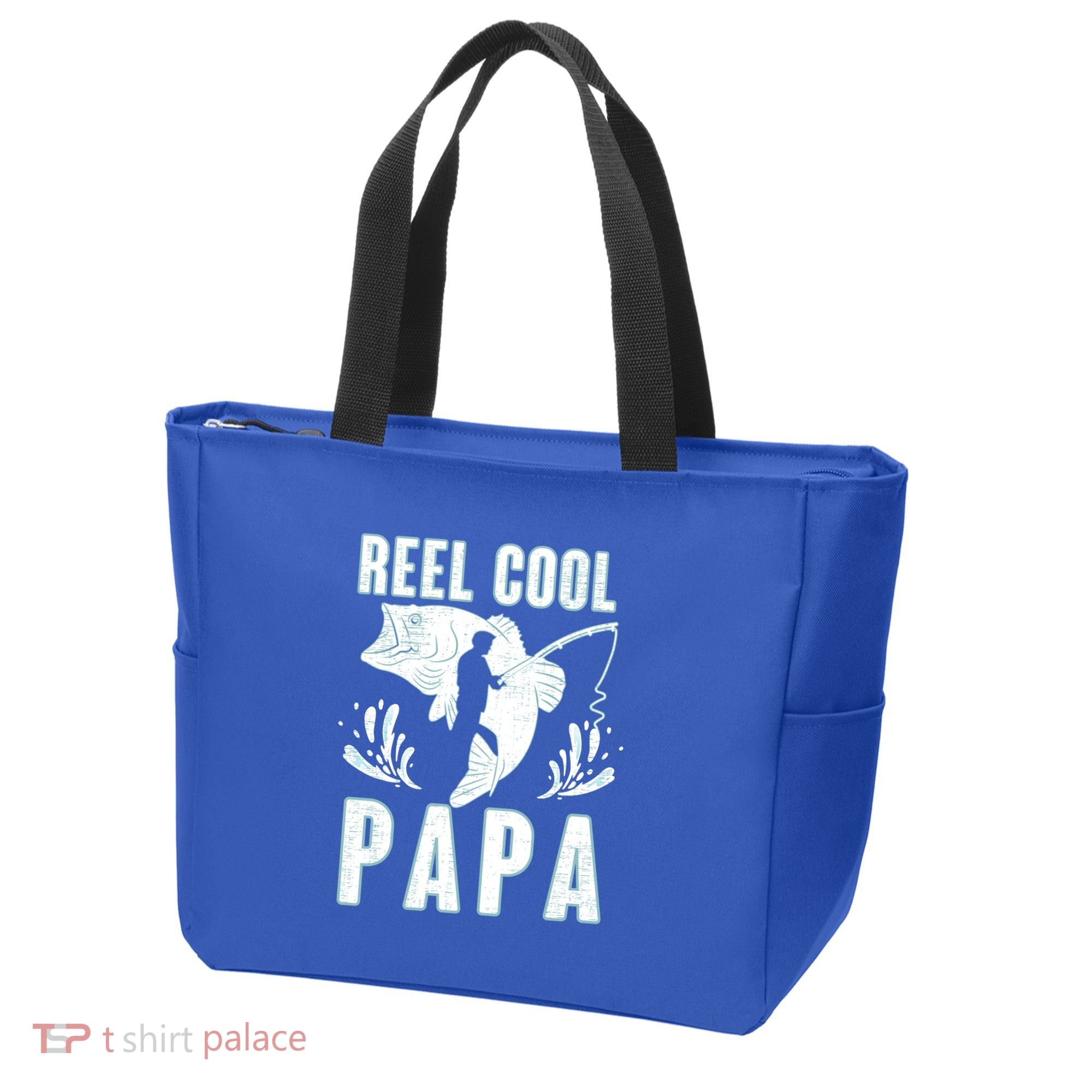 Fisher Reel Cool Papa Fishing Cute Gift Tote Bag