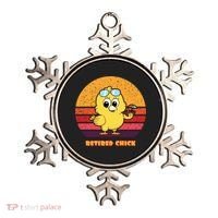 Funny Retired Chick Retro Sunset Retired Chick Gift Ideas Gift Ornament thumb 0