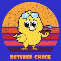 Funny Retired Chick Retro Sunset Retired Chick Gift Ideas Gift Tote Bag thumb 4