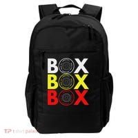 Formula Racing Car Box Box Box Radio Call To Pitbox Car Race Backpack thumb 0