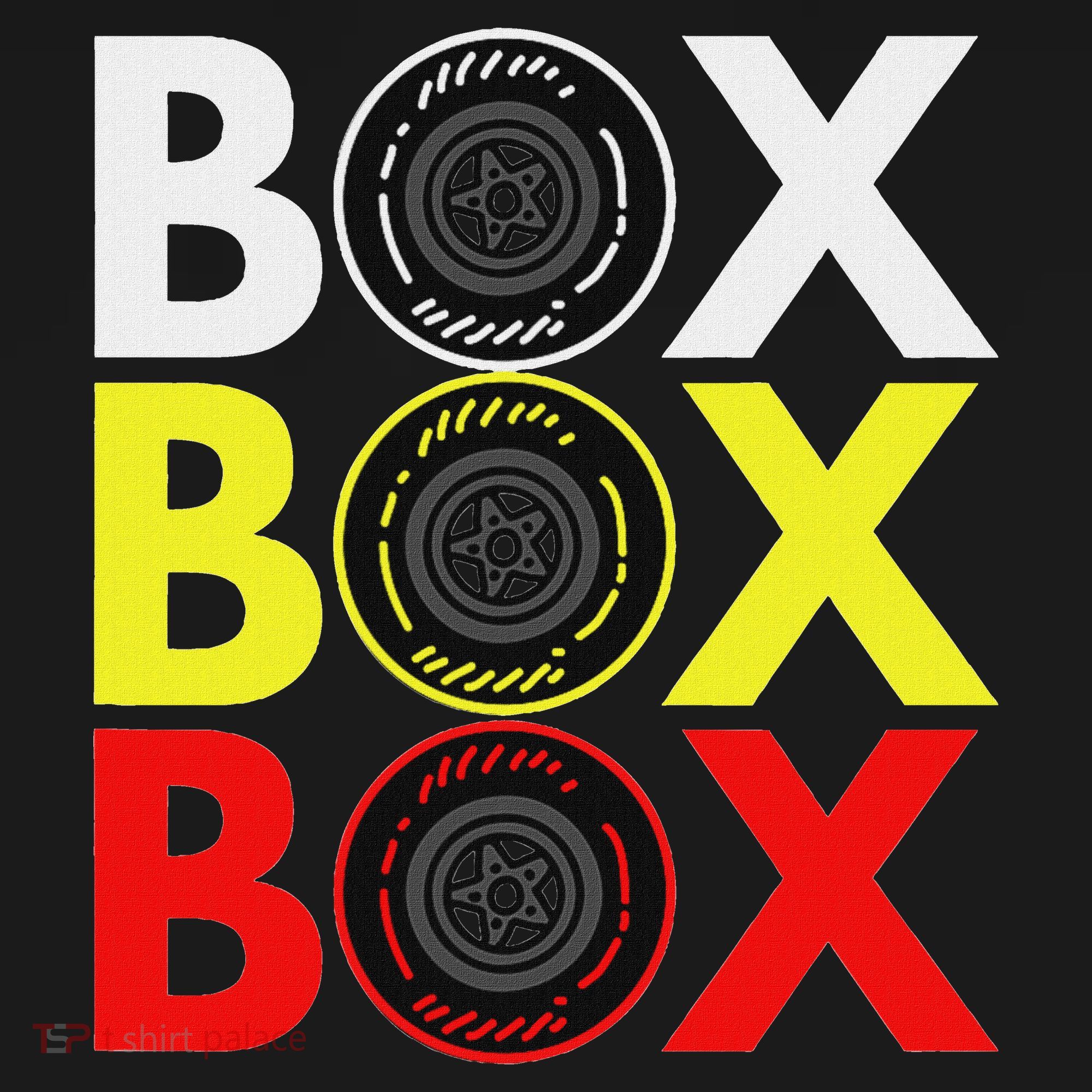 Formula Racing Car Box Box Box Radio Call To Pitbox Car Race Coaster