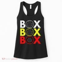 Formula Racing Car Box Box Box Radio Call To Pitbox Car Race Women's Tank Top thumb 0