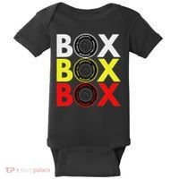 Formula Racing Car Box Box Box Radio Call To Pitbox Car Race Baby Bodysuit thumb 0