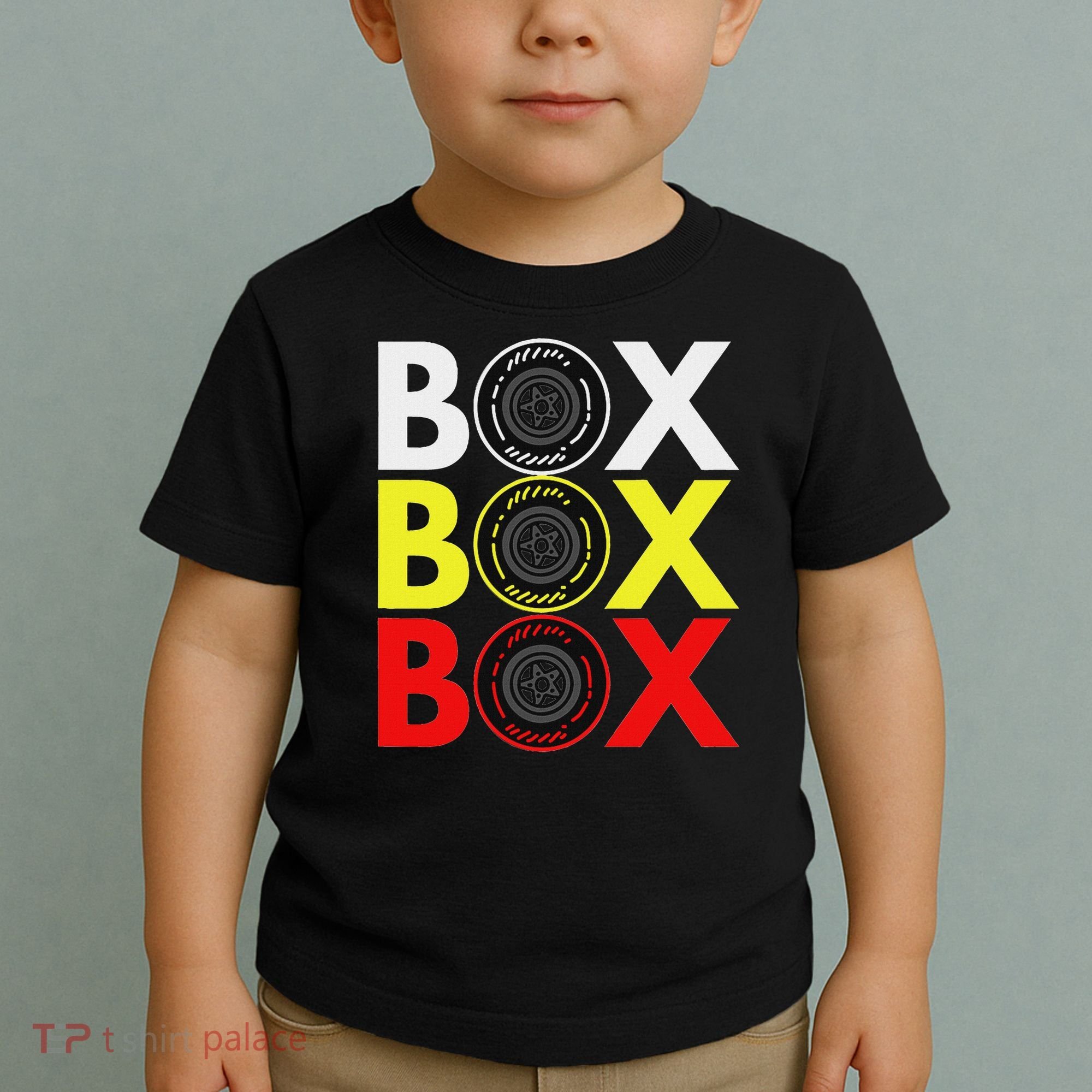 Formula Racing Car Box Box Box Radio Call To Pitbox Car Race Toddler T-Shirt