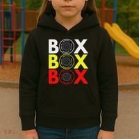 Formula Racing Car Box Box Box Radio Call To Pitbox Car Race Kids Hoodie thumb 3