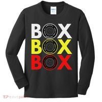 Formula Racing Car Box Box Box Radio Call To Pitbox Car Race Kids Long Sleeve Shirt thumb 0