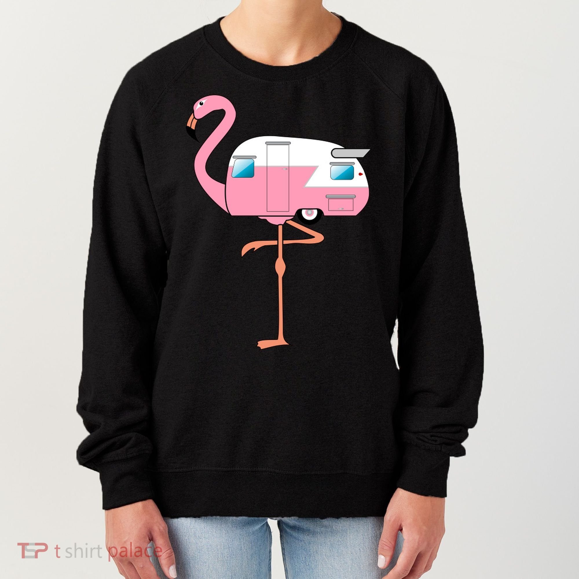 Flamingo RV Camper Women's Sweatshirt