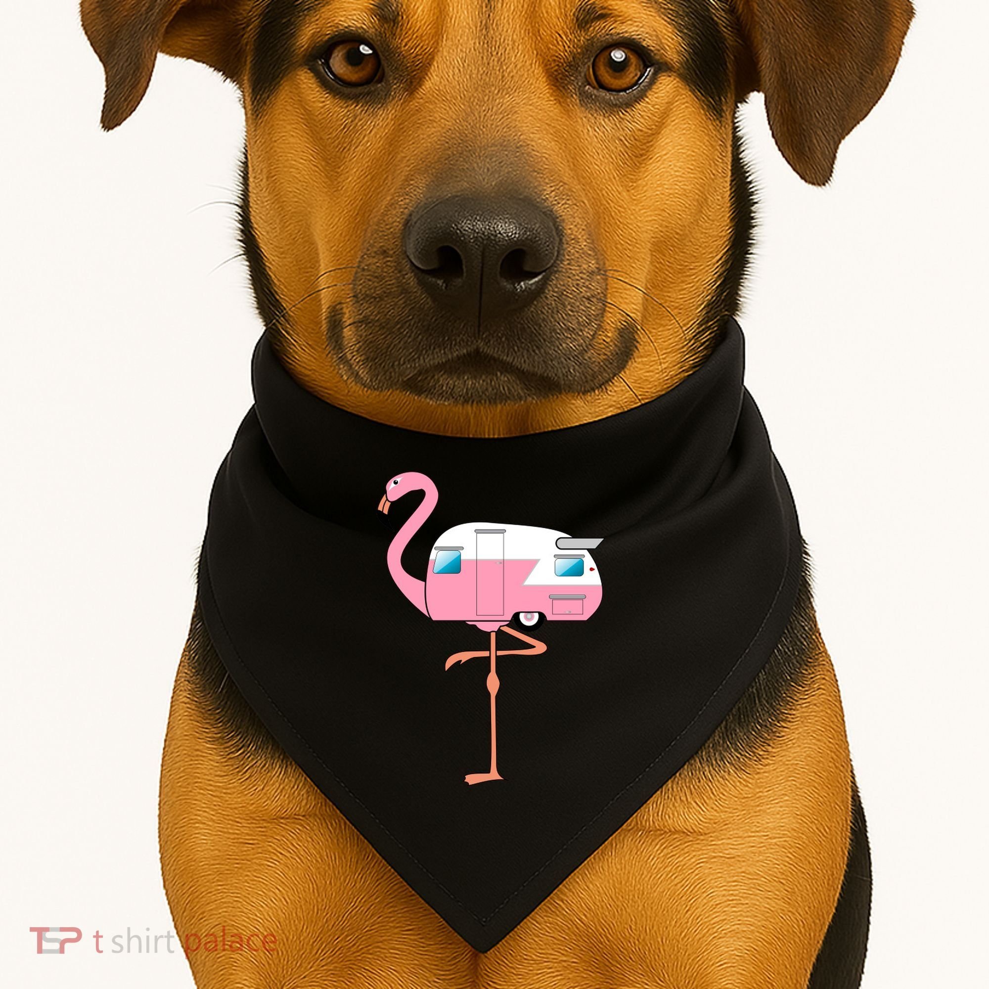 Flamingo RV Camper USA-Made Doggie Bandana