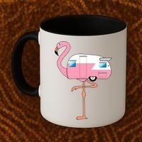 Flamingo RV Camper Coffee Mug thumb 2