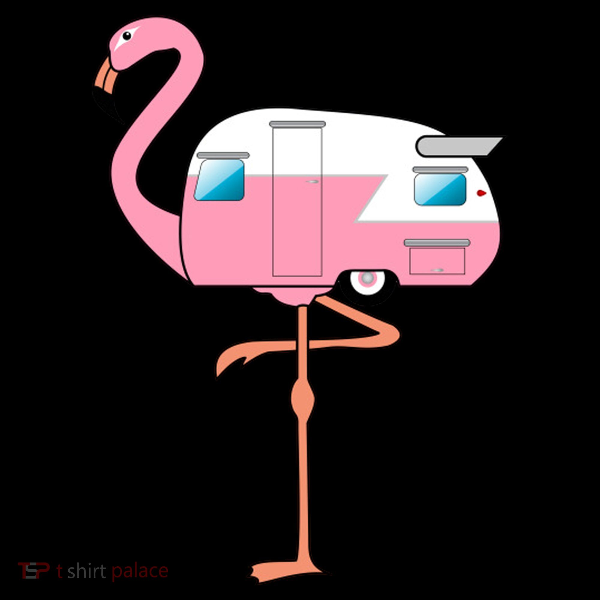Flamingo RV Camper Coffee Mug