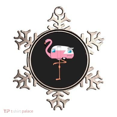 Flamingo RV Camper Ornament