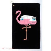 Flamingo RV Camper Golf Towel thumb 0