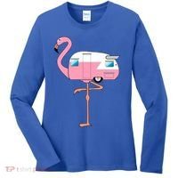 Flamingo RV Camper Women's Long Sleeve Shirt thumb 0
