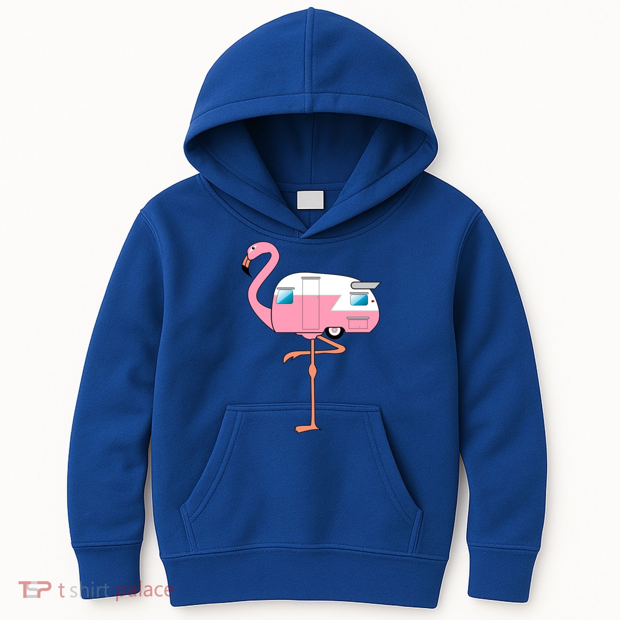 Flamingo RV Camper Kids Hoodie