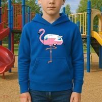 Flamingo RV Camper Kids Hoodie thumb 2