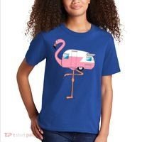 Flamingo RV Camper Kids T-Shirt thumb 2