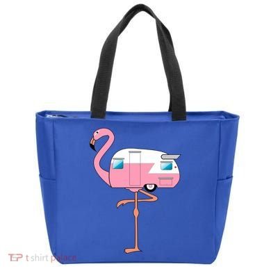 Flamingo RV Camper Tote Bag