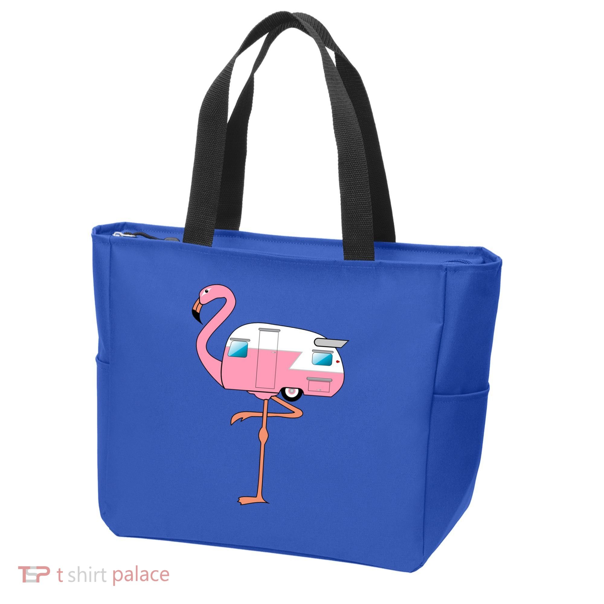 Flamingo RV Camper Tote Bag