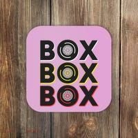 Formula Racing Car Box Box Box Radio Call To Pit Box Gift Coaster thumb 0