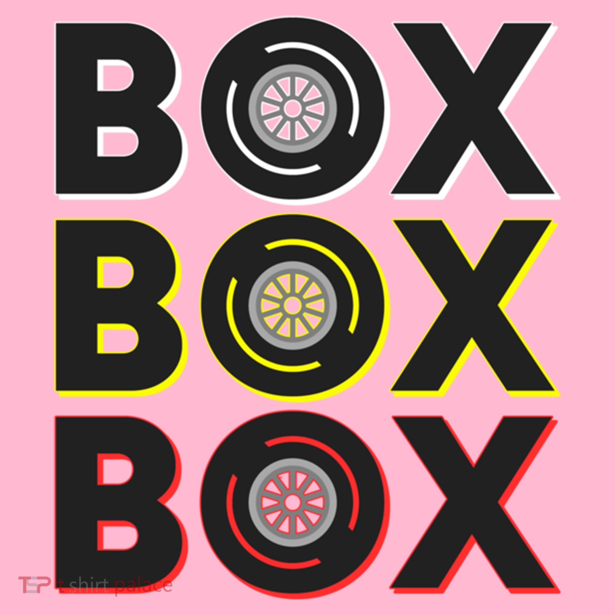 Formula Racing Car Box Box Box Radio Call To Pit Box Gift Coaster