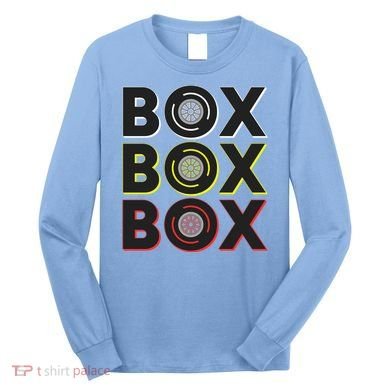 Formula Racing Car Box Box Box Radio Call To Pit Box Gift Long Sleeve Shirt