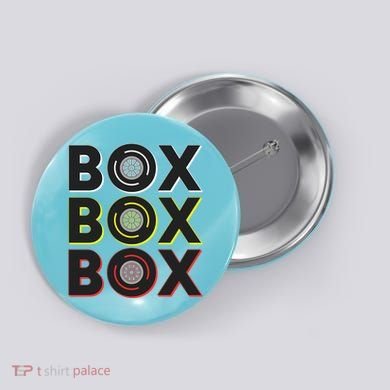 Formula Racing Car Box Box Box Radio Call To Pit Box Gift Button