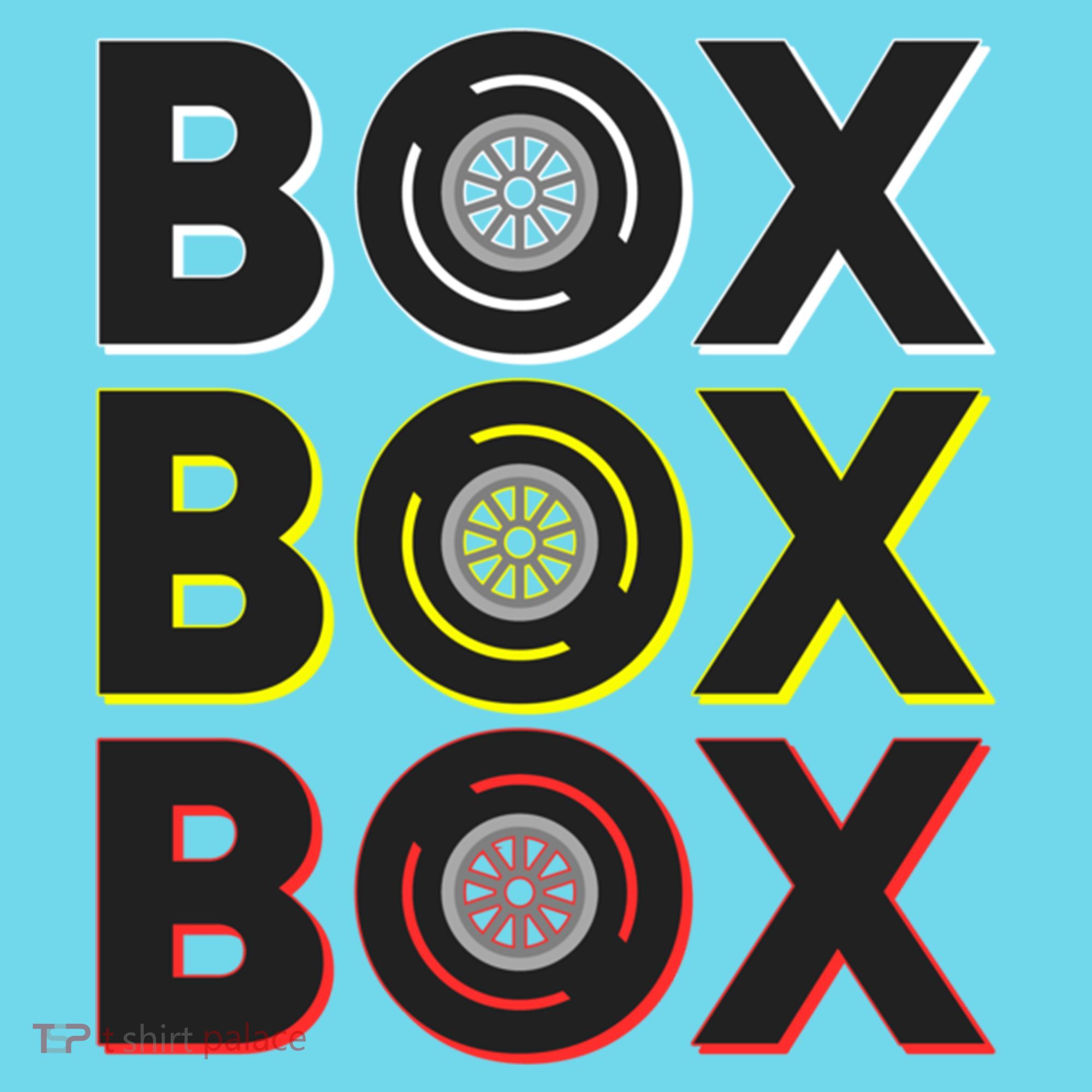 Formula Racing Car Box Box Box Radio Call To Pit Box Gift Button
