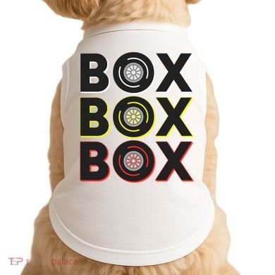 Formula Racing Car Box Box Box Radio Call To Pit Box Gift Doggie Tank